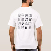 T-shirt Macintosh Classic Icons Vintages (Dos)