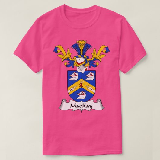 T-shirt MacKay Coat of Arms Family (Design devant)