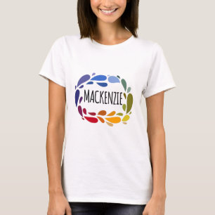 T-shirt Mackenzie Name Joli cadeau coloré nommé Mackenzi