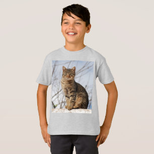 T-shirt Mackerel Tabby Cat Kid's