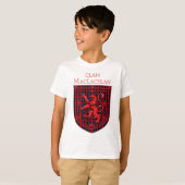 T-shirt Maclachlan Tartan Scottish Plaid Lion Rampant (Devant entier)