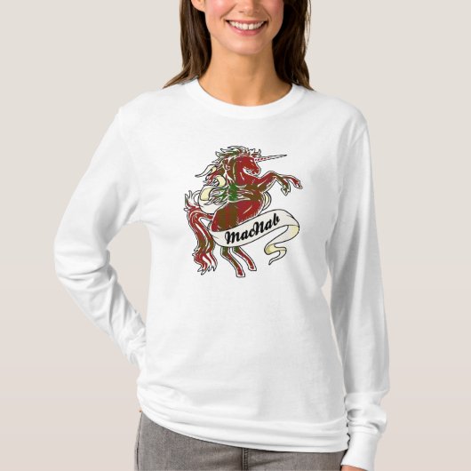 T-shirt MacNab Tartan Unicorn (Devant)