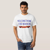 T-shirt Maçon à la maison bienvenu d'USS (Devant entier)