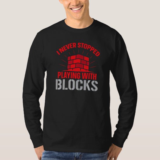 T-shirt Maçonnerie métier de maçon (Devant)