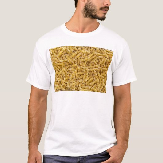 T-shirt Macro pasta Fusilli en tant que structure arrière (Devant)