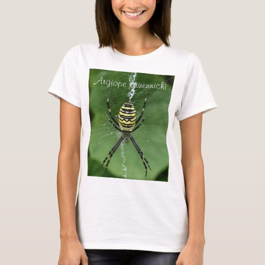 T-shirt Macro Wasp Spider (Devant)