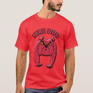 T-shirt Mad Dog Mens Red T