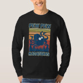 T-shirt Madafakas de langouste de Pew Pew Crazy Octopus (Devant)