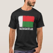 T-shirt Madagascar Drapeau Soutien Malgache Personnes Femm (Devant)