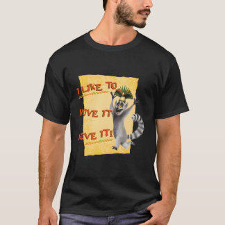 T-shirt Madagascar Julien Move It Texte