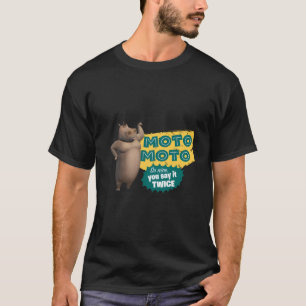 T-shirt Madagascar Moto Moto Moto Poster Deux Fois Par Tex