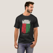 T-shirt Madagascar Pays Indicateur Madagascar (Devant entier)