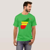 T-SHIRT MADAGASCAR RASTA (Devant entier)