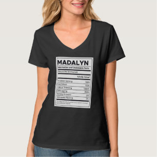 T-shirt Madalyn Nutrition Information Problème Résoudre Du