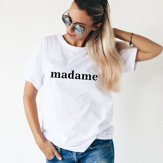 T-shirt Madame