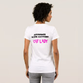 T-shirt Madame de chat (Dos entier)