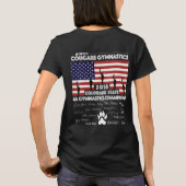 T-shirt Madame de la gymnastique 2018 solides solubles de (Dos)