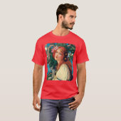 T-shirt Madame dirigée rouge (Devant entier)
