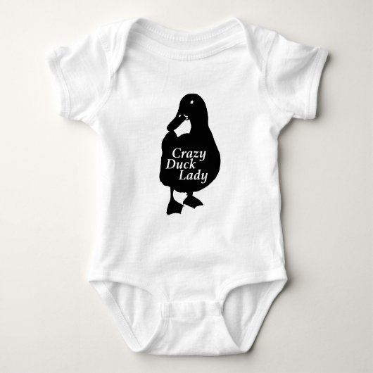 T-shirt Madame folle de canard (Devant)