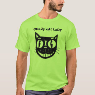 T-shirt Madame folle de chat