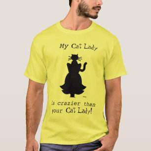 T-shirt Madame folle plus folle drôle Husband ou ami de
