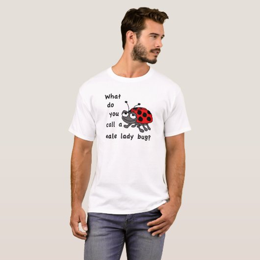 T-shirt Madame masculine Bug (Devant entier)