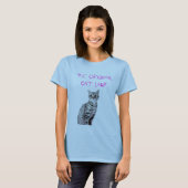 T-shirt Madame originale de chat (Devant entier)