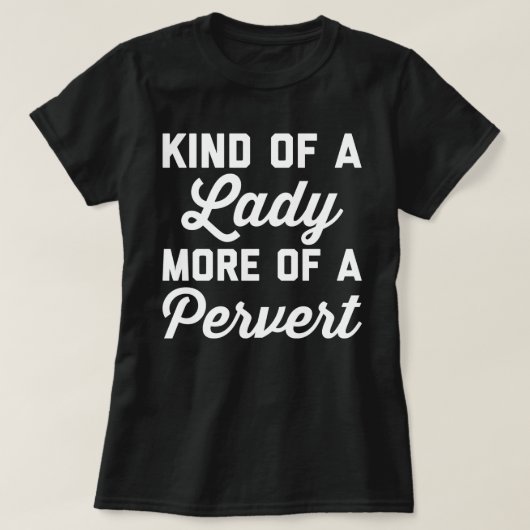 T-shirt Madame Pervert Funny Quote (Design devant)