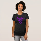 T-shirt Madame pourpre Dragon (Devant entier)