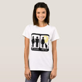 T-shirt Madame Problem de chat résolu (Devant entier)