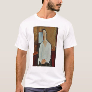 T-shirt Madame Zborowska avec les mains étreintes, c.1917