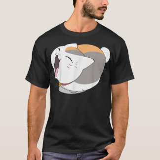 T-shirt MadaraNatsume Yuujinchou, mignonne neko yawning