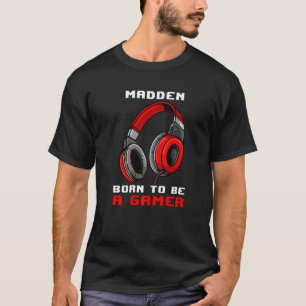 T-shirt Madden Né Pour Être Un Joueur Personnalisé