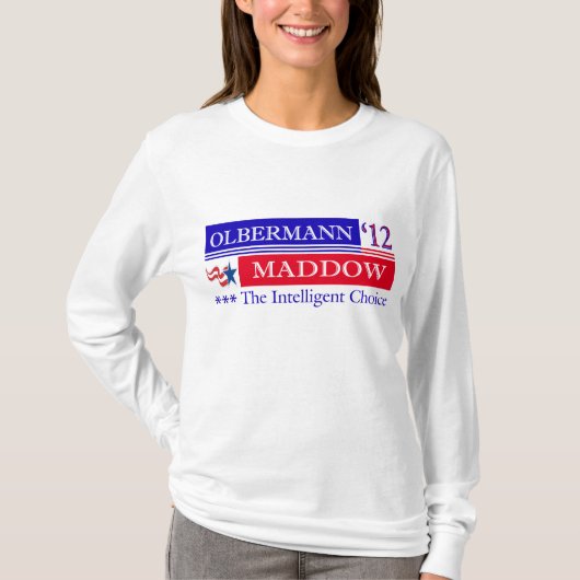 T-shirt maddow 2012 d'olbermann (Devant)