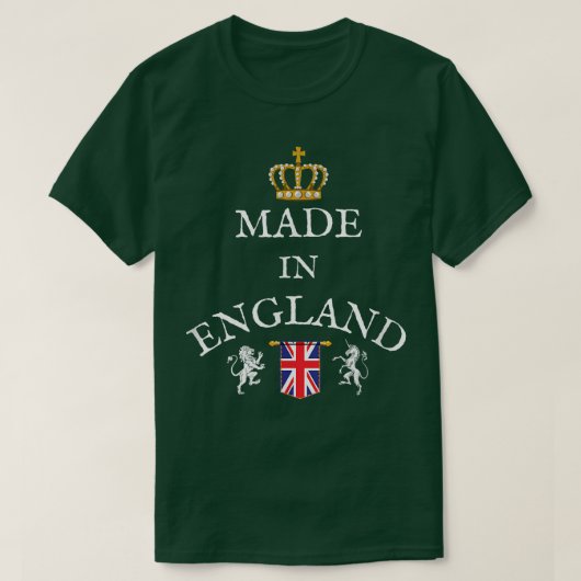 T-SHIRT MADE N ENGLAND, WOMEN, MEN, UNITE DE GALERIE DE GA (Design devant)