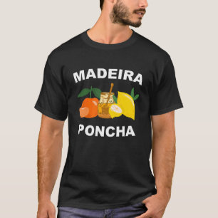 T-shirt Madeira Poncha Boire traditionnel avec ingrédients