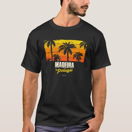 T-shirt Madeira Souvenir Portugal Rappel (Devant)