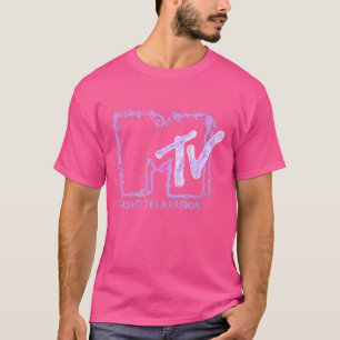 T-shirt Mademark X Mtv - Logo Mtv Officiel Avec Violet