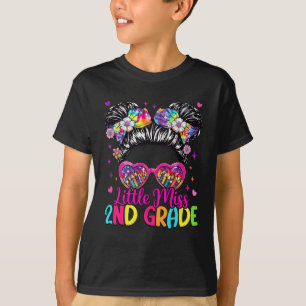 T-shirt Mademoiselle 2e année chignon désordonné premier j