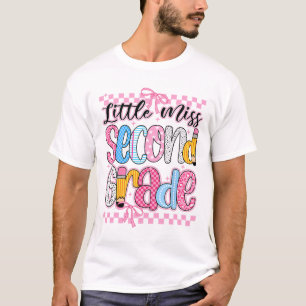 T-shirt Mademoiselle 2e année de retour à l'école Fille En