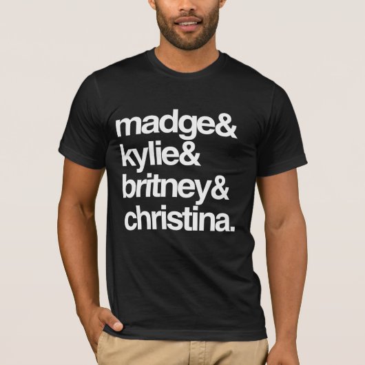 T-shirt Madge Kylie Britney et Christina (Devant)