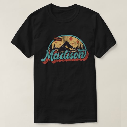 T-shirt Madison, Connecticut (Design devant)