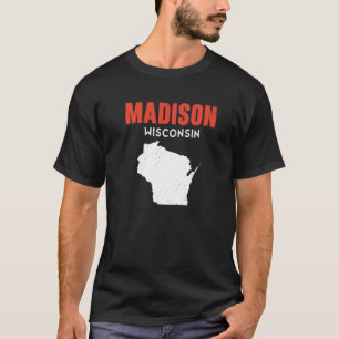 T-shirt Madison USA State America Travel Montanan Helena