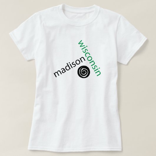 T-shirt Madison Wisconsin (Design devant)