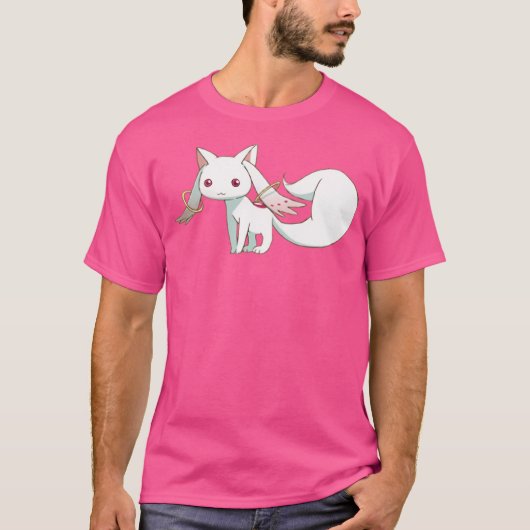 T-shirt Madoka Magica - Kyubey 2 (Devant)