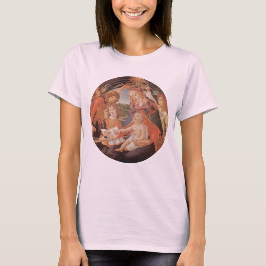 T-shirt Madone du Magnificat de Sandro Botticelli (Devant)