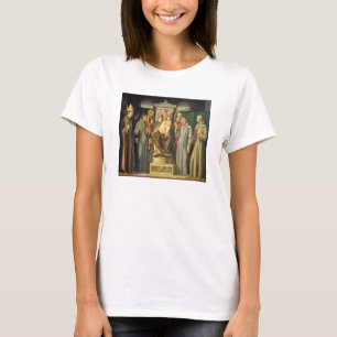 T-shirt Madonna a couronné, 1480 (l'huile sur le panneau)