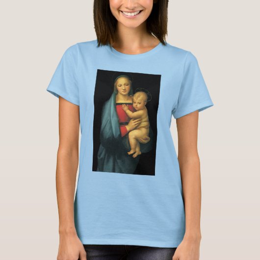 T-shirt Madonna And Child, Madonna del Granduca par Raphae (Devant)