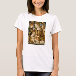T-shirt Madonna et enfant avec deux anges