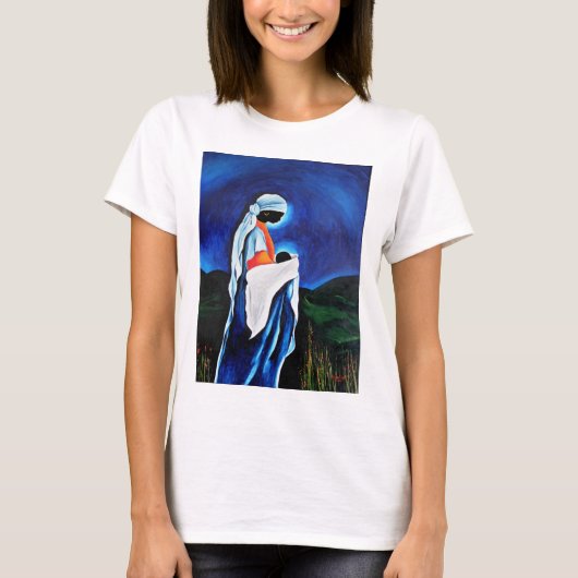 T-shirt Madonna et enfant - fils aimé 2008 (Devant)